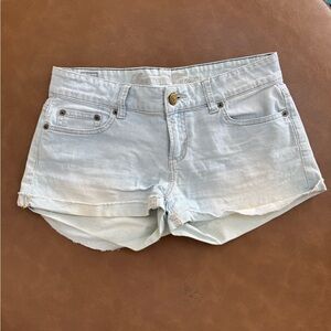 American Eagle Light Blue Women Shorts